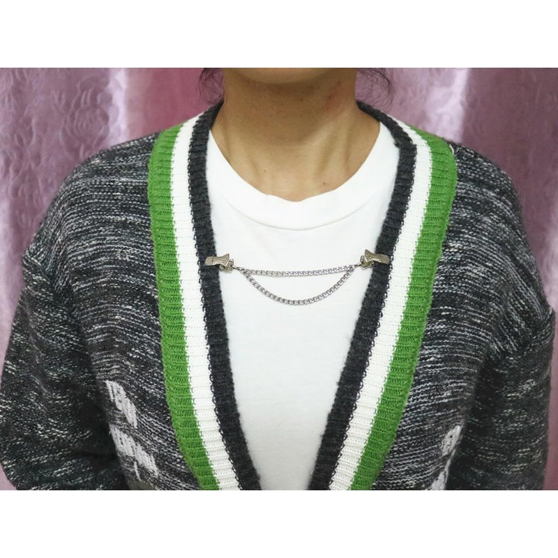 AOAODIMP - Pinzas para cuello de cadena, clips de solapa,