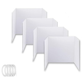 Sotitime 4PCS Trifold Poster Board Presentation Board Science Fair Display Boards