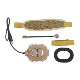 NECARL Bowman III Overhead Tactical Headset with boom Mic, Airsoft Tactical Headphone Earmuffs, Compatible with Civilian Wiring 7.0 PTT