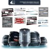 411 Decals Juego de calcomanías de repuesto para Yamaha 90