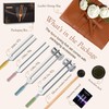 DiDiBirDi Tuning Fork Set 4pcs 128HZ, 136.1HZ, 256HZ, 384HZ, Equipped