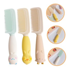 Beavorty 3pcs Wide Tooth Combs for Women Detangling Comb for Curly Wavy Hair Fun Animal Designs for All Hair Types and Relaxation for Home Travel