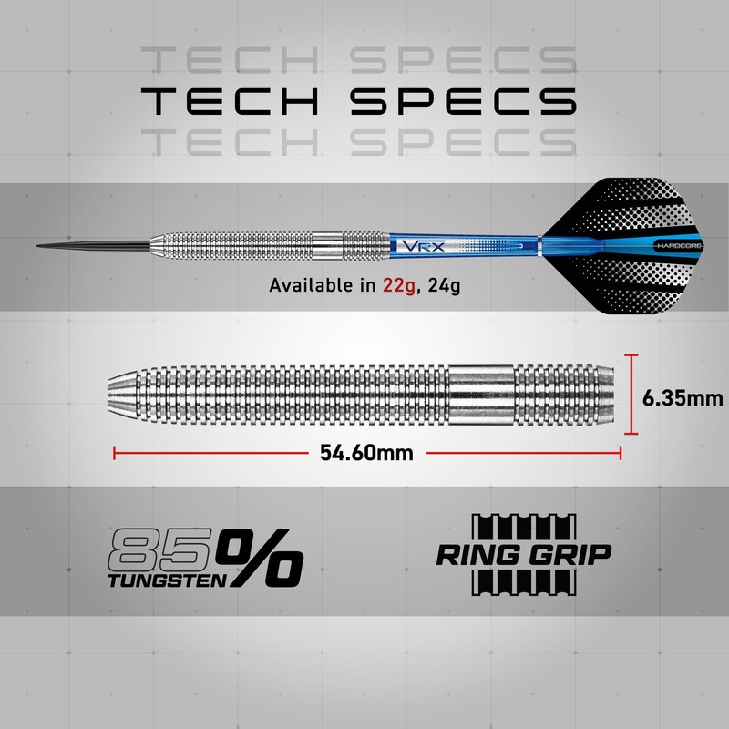 Defender 22g dardos de tungsteno con vuelos y tallos
