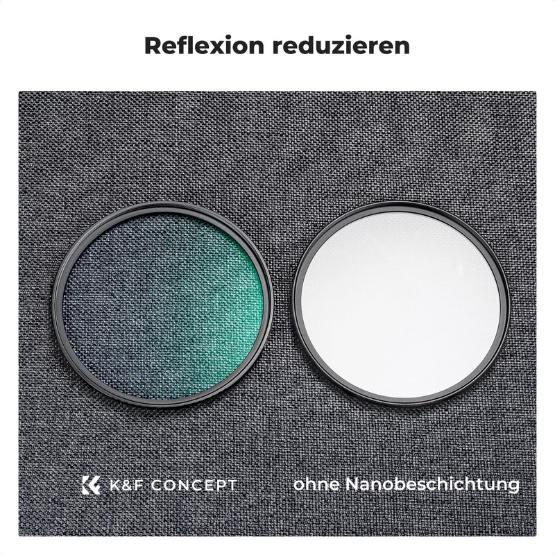 K&F Concept Nano-K Series Blue Streak Anamorphic Effect Filter 62