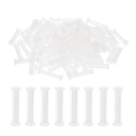 PATIKIL PCB Support Disc, Pack of 100, 30 mm/1.2 Inch Support Height Column PCB Spacer Insulation Board Stand Cylinder Plastic Support for PCB PCB, Clear