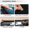 RATCHROLL Dashboard Cover Anti-Slip/Anti Dust Dash Cover Mat Carpet for