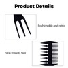 Men's Comb, 3-in-1 Plastic Combs, 3-in-1 Professional Styling Comb, Antistatic