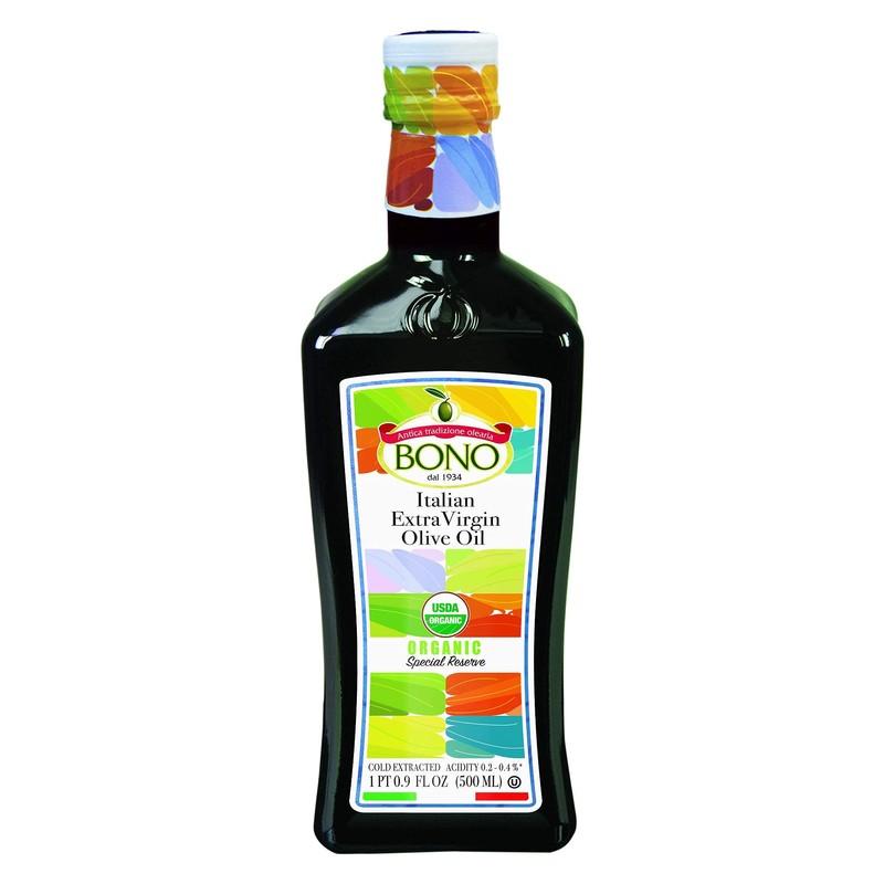 BONO 100% Italian Organic Extra Virgin Olive Oil, 3 pack