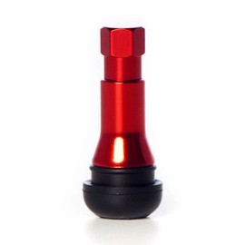 Circuit Performance Red Rubber Valve Stems TR413 30mm (Set of 4)