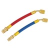 2Pcs Air Conditioning Adapter Brass R134A to R12 1/4 SAE