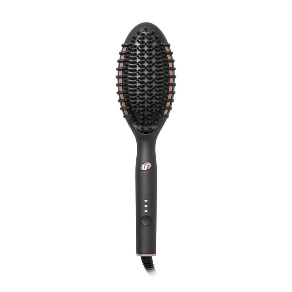 T3 Edge Heated Straightening and Styling Brush with Ion Generator, 3 Heat Settings and Special Ceramic Surface