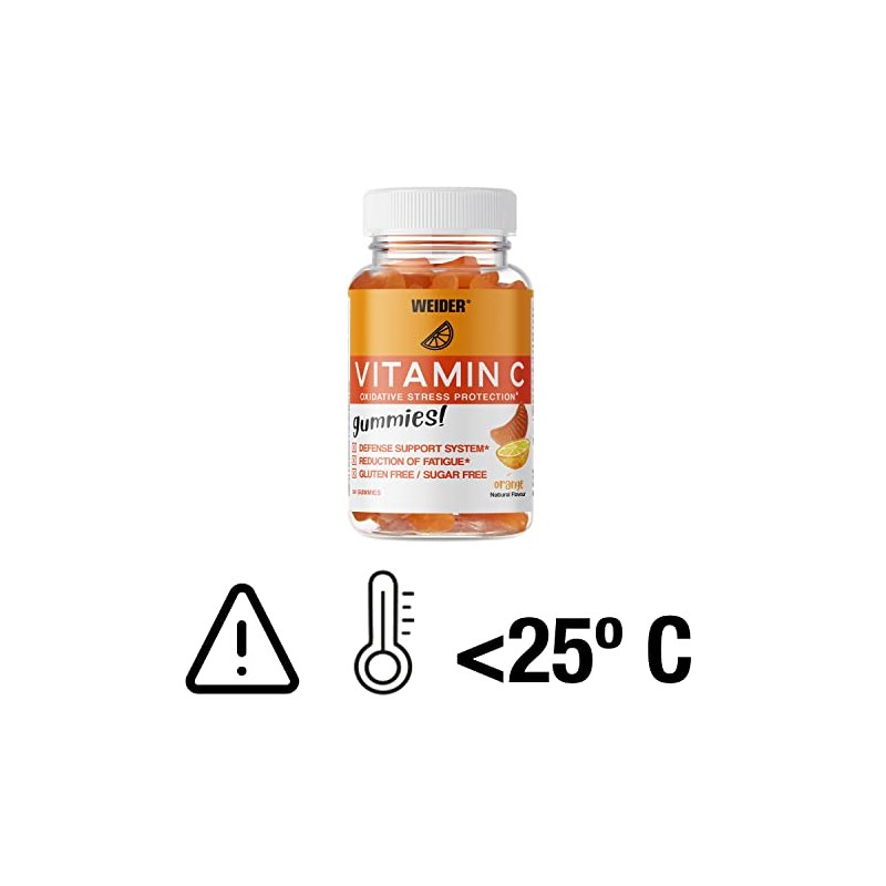 Weider Weider Vitamin C Gummies - Reduces Fatigue and Supports