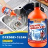 LIAPU Liquid Hair Drain Clog Remover & Cleaner, For Toilets,