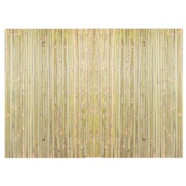 Sprigra Bamboo Slat Fence 6ft x 13ft, Natural Split Bamboo Fencing, Privacy Screen 6 Feet High Outdoor, Privacy Fence for Garden, Divider, Balcony, Pool
