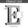 Qunclay 5.7 Inch Crystal Diamond Letters Shiny Letters Decor Hanging