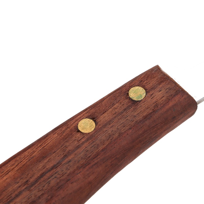 Steel Hoof Knife with Wooden Handle Pointed Cattle Livestock Hand