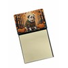 Caroline's Treasures White English Bulldog Fall Sticky Note Holder Refillable