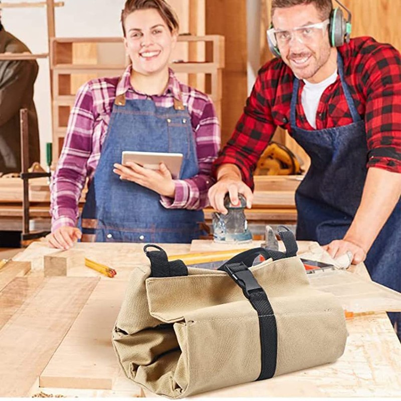 NIHO Bolsa enrollable para herramientas, organizador de rollos multiusos, 5
