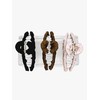 Satin Hair Claw Clamp 12.5cm Extra Strong Hold in Black,