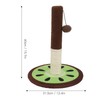 Cat Scratching Post Kiwi Sisal Vertical Cat Scratcher with Hanging