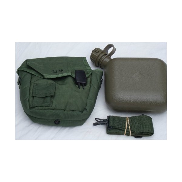 USGI Unicor OD Green Canteen Cover with Bladder Water Carrier