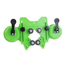 4-84mm Drill Bit Hole Saw Guide Portable Glass Drill Guide Adjustable Hole Locator for Ceramic Glass Marble Tile(Green)