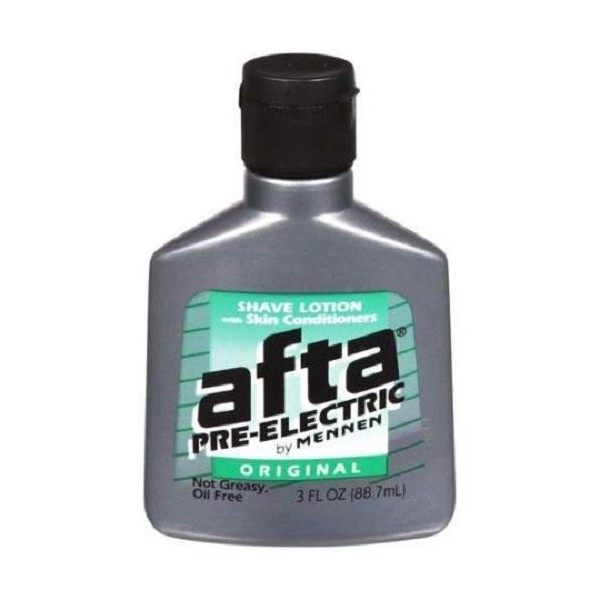Special Pack of 5 - Mennen AFTA Pre-Electric Shave Lotion Original Scent - 3 oz Bottles