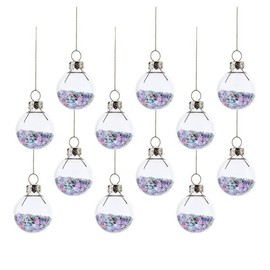 Sass & Belle Pastel Stars Mini Baubles - Set of 12