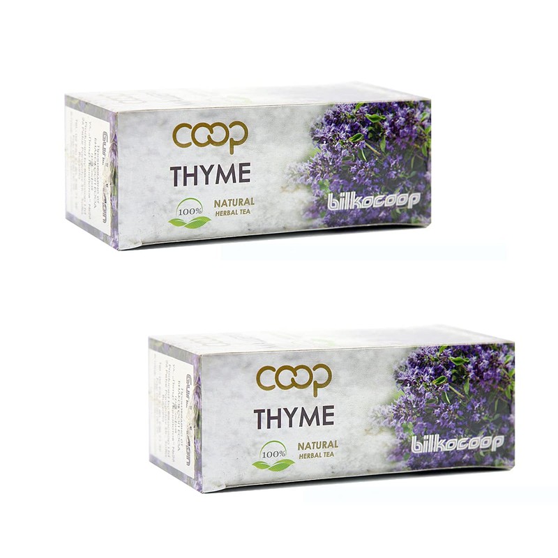 80 Tea Bags Bio Thyme Herbal Tea (100%) 4 Boxes