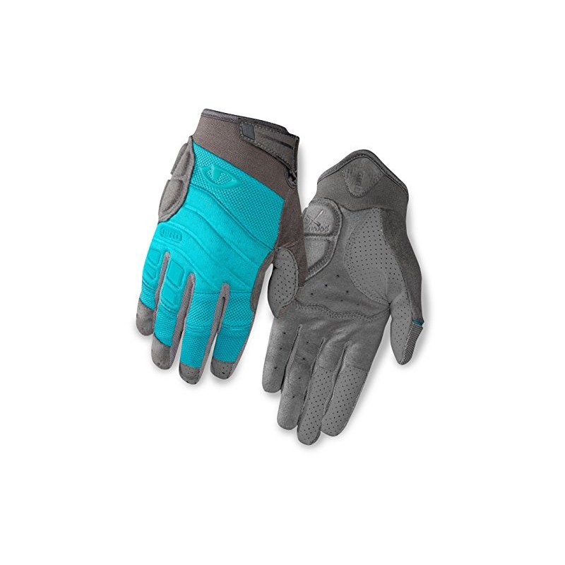 Giro Women's Xena Cycling Gloves, Turquoise/Titanium, L