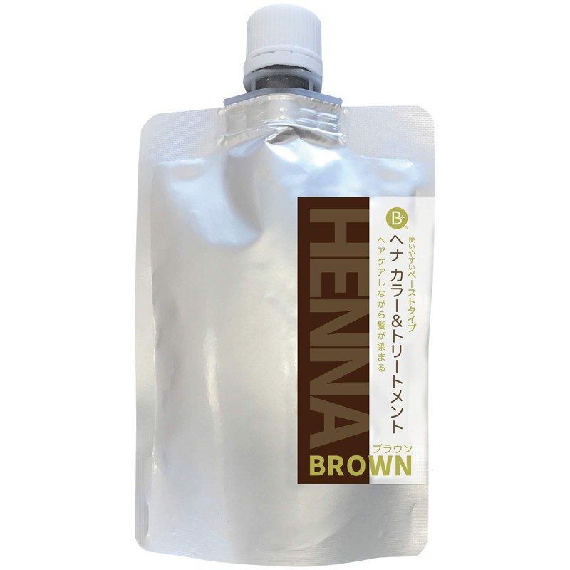 Be*cloth Henna Paste (Orange + Brown), Made in Japan with
