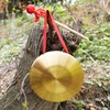GTHER 15cm 5.9in Chinese Traditional Percussion Instrument Gong with Wooden