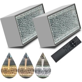 Dubofu Solar Paver Lights, 8" x 4" Brick Driveway Lights, Landscape Path Lights for Walkway, Patio & Deck Lighting, IP67 Waterproof, 3 Colors, 2 Pack