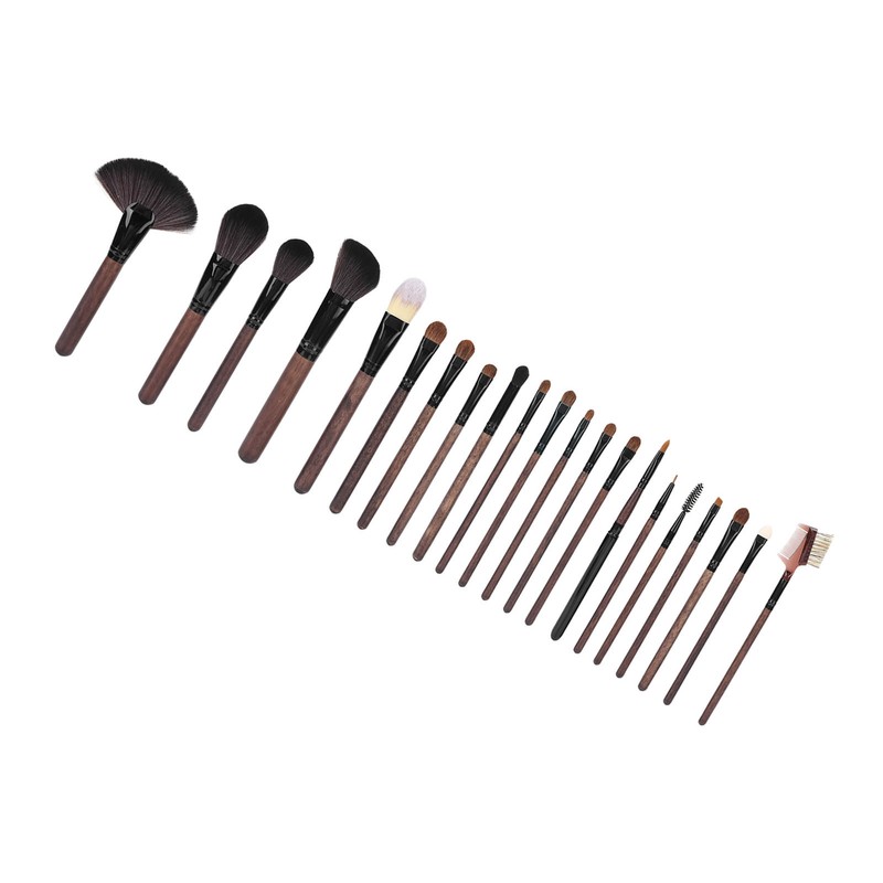 21pcs Makeup Brush Set Wooden Handle Eyeshadow Foundation Blush Brush