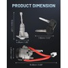 Ignition Lock Cylinder with 2 Keys and Switch Ignition Switch