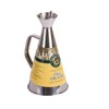 Fantes Olive Oil Can, 18/8 Stainless Steel and Silicone, 500-Milliliter