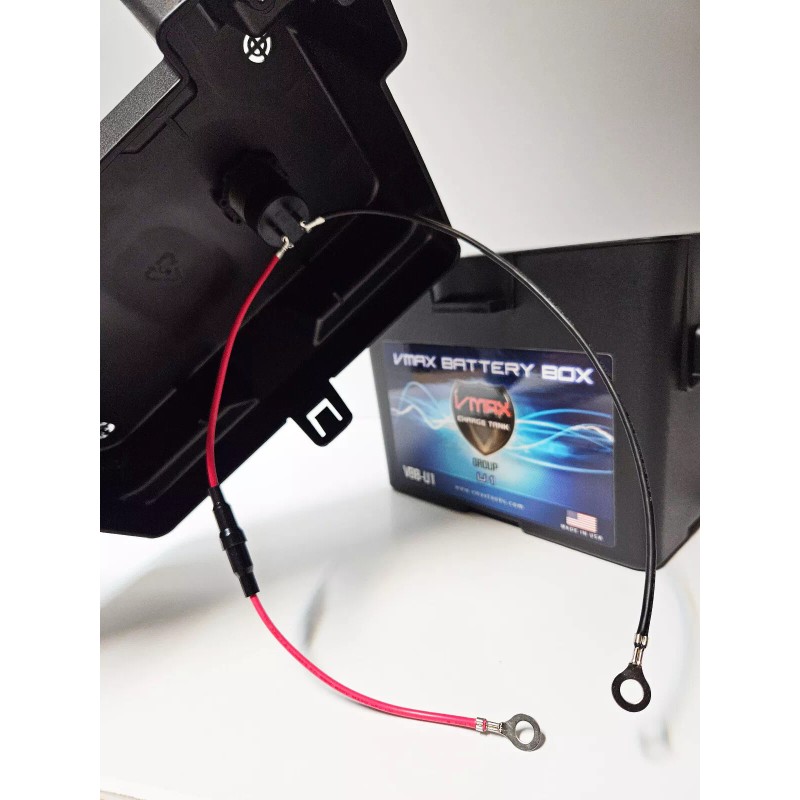 VMAX Group U1 12V Universal Marine Battery Box w/strap dual
