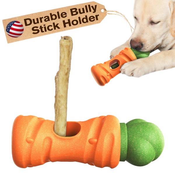 KADTC Dog Bully Stick Holder Safety Device Durable Indestructible Chew-Proof