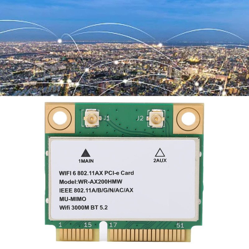 Annadue Wireless Net Card, AX200HMW Dual Frequency 2974M WiFi6 Wireless