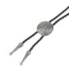 AZORA Bolo Tie for Handmade Round Flower Shape Mens Bolo