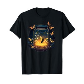 Glowing Fireflies in Jar T-Shirt