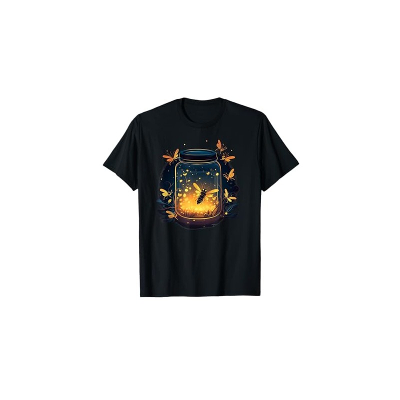 Glowing Fireflies in Jar T-Shirt