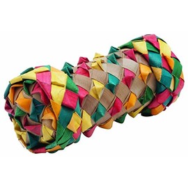 Planet Pleasures Woven Cylinder Foot Bird Toy, Large