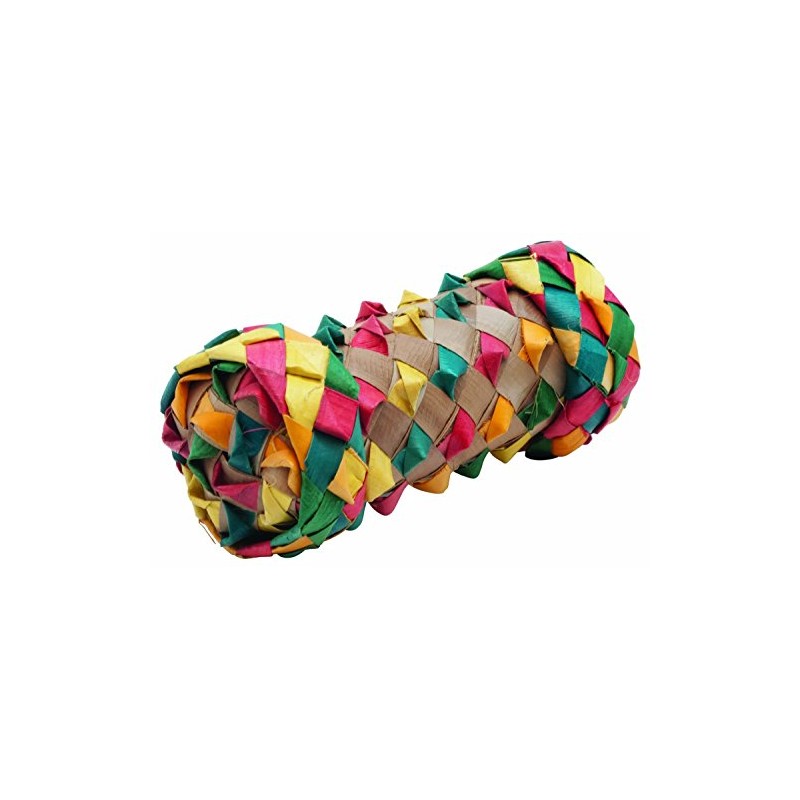Planet Pleasures Woven Cylinder Foot Bird Toy, Large