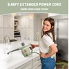 Outspurge Handheld Steam Cleaner, Pressurized Multi-Surface Steam Shot with 13