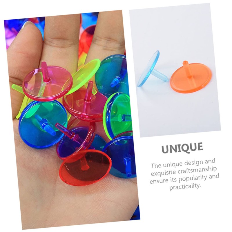 SUPVOX Golf Ball Markers 100pcs Plastic Markers for Golf Course