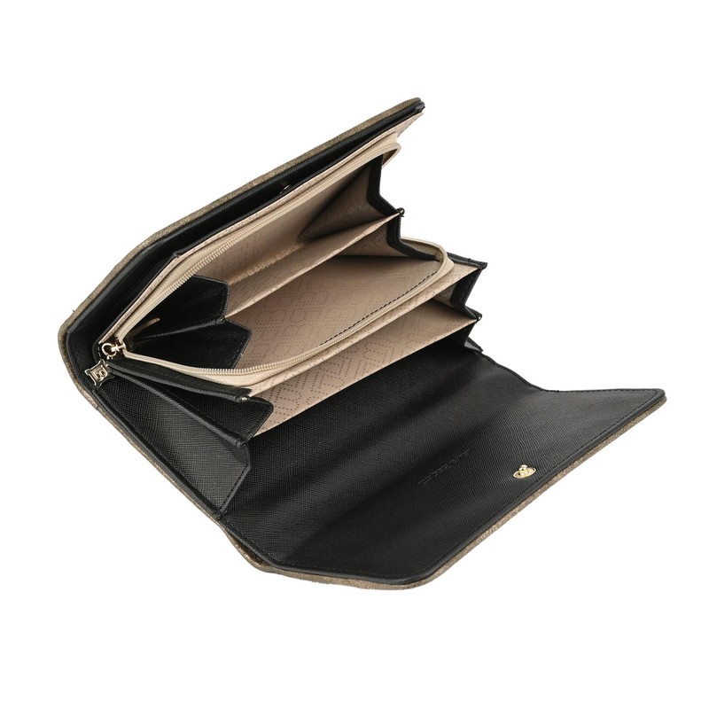 Laura Biagiotti Women's PU Leather Wallet with Gift Box, Big