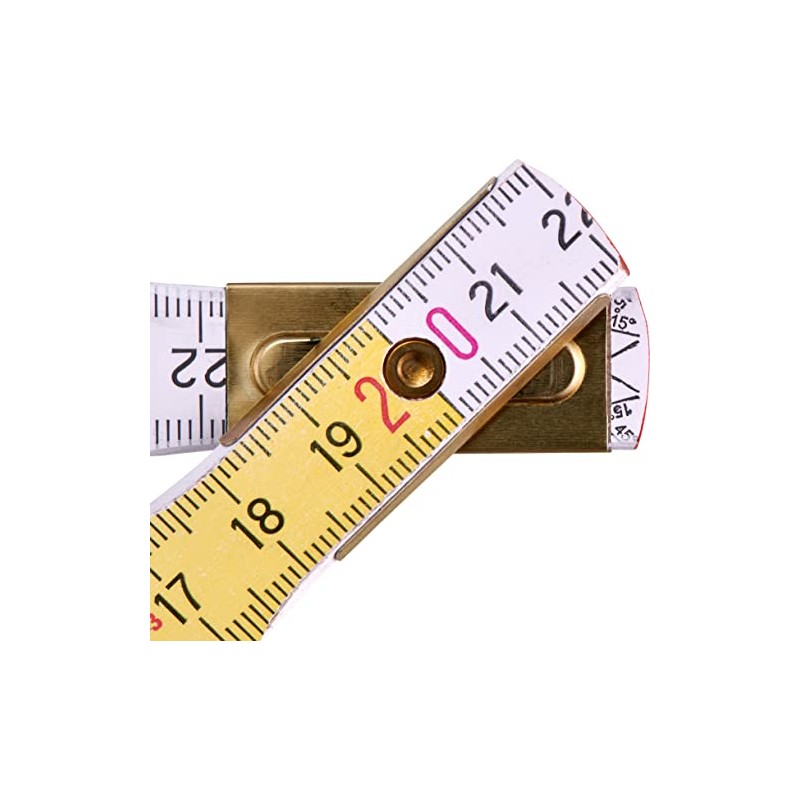 Connex Wooden Folding Ruler - 2 Metre Length - Metric
