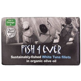 Fish4Ever White Tuna Fillets in Olive Oi 120g X 2 (Pack of 2)