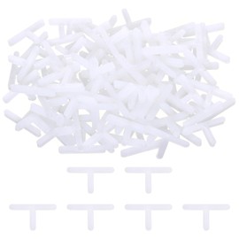 Cosmos 600 Pcs 1/8’’ 3mm Tile Spacers for Spacing Ceramic Wall Floor Tile Spacers Wall Plastic Spacers Tiling Tools for Ceramic Tile Installation (T - Shape)